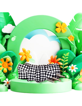 Paar Stoffschnürsenkel - KASSE (schwarz-weiß)