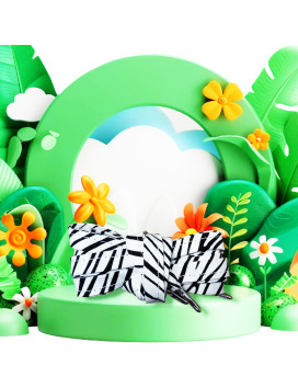 Paar Stoffschnürsenkel - ZEBRA (schwarz und weiß)