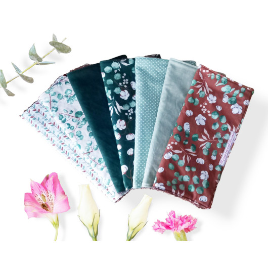 Essuie - tout lavable - EUCALYPTUS (7 feuilles)