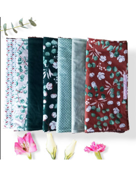 Essuie - tout lavable - EUCALYPTUS (7 feuilles)