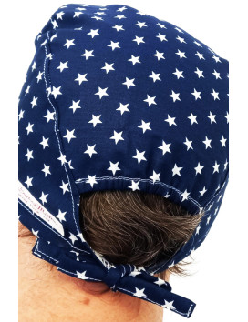Calot de bloc couvrant - ETOILES (NAVY)