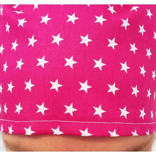 Calot de bloc couvrant - ETOILES (Fuchsia)