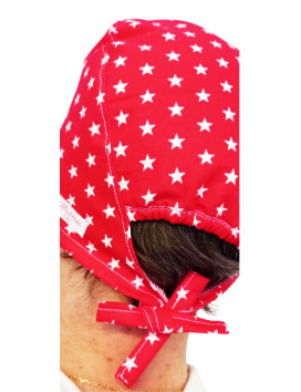 Calot de bloc couvrant - ETOILES (Rouge)