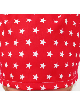Calot de bloc couvrant - ETOILES (Rouge)