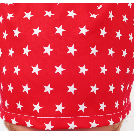 Calot de bloc couvrant - ETOILES (Rouge)