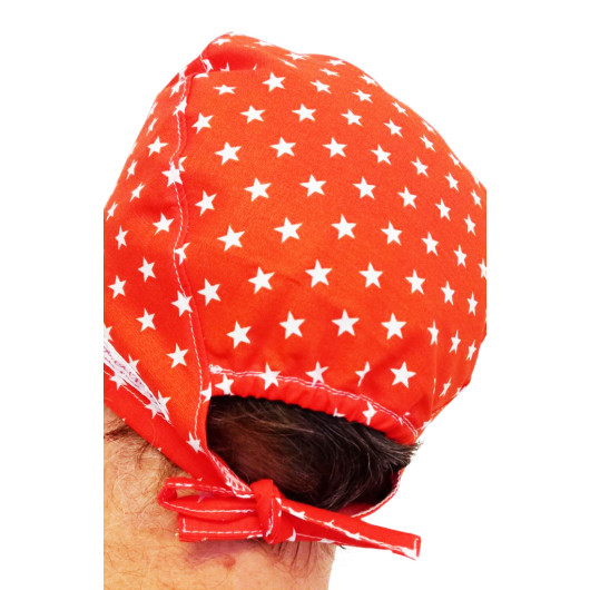 Calot de bloc couvrant - ETOILES (Orange)