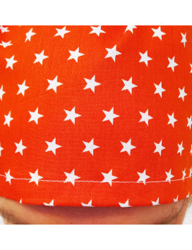 Calot de bloc couvrant - ETOILES (Orange)