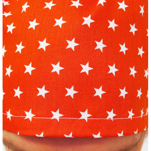 Calot de bloc couvrant - ETOILES (Orange)