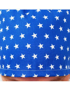 Calot de bloc couvrant - ETOILES (Bleu)