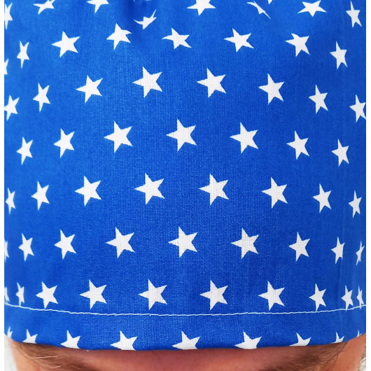 Calot de bloc couvrant - ETOILES (Bleu)