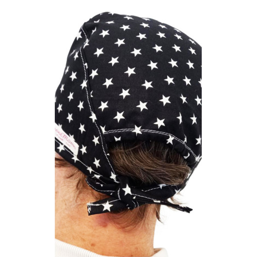 Calot de bloc couvrant - ETOILES (Noir)