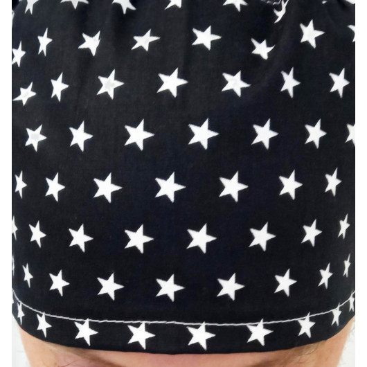 Calot de bloc couvrant - ETOILES (Noir)