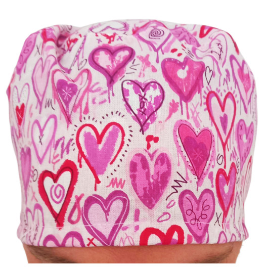 Calot de bloc couvrant - COEURS