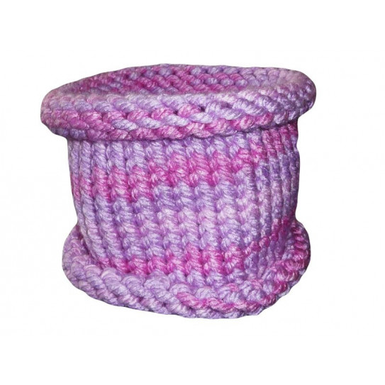 Snood laine douce enfant violet parme