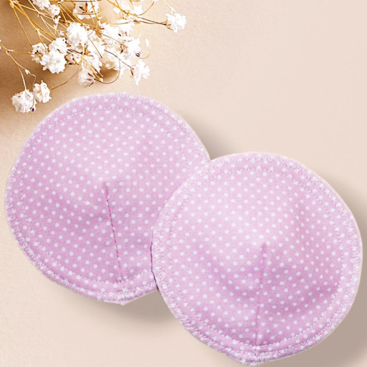 Coussinets d'allaitement lavables - PETITS POIS