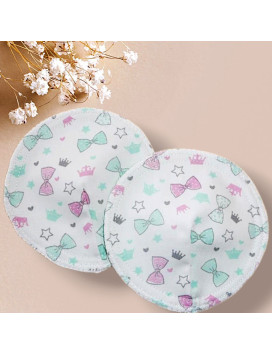 Coussinets d'allaitement lavables - PRINCESSES