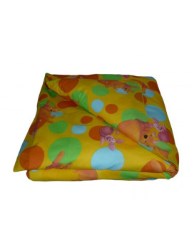 Reversible baby comforter cover WINNIE L'OURSON