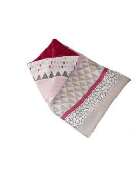 Snood / tour de cou enfant ROSE METRIQUE