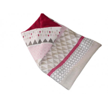 Snood / tour de cou enfant ROSE METRIQUE