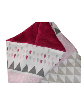 Snood / tour de cou enfant ROSE METRIQUE