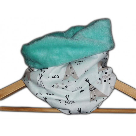 Snood / tour de cou enfant TIPI INDIEN