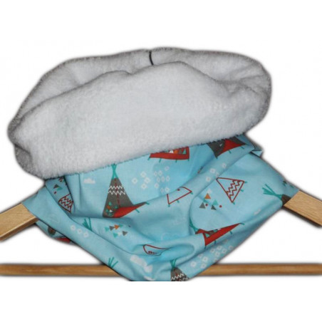 Snood / tour de cou enfant TIPI INDIEN