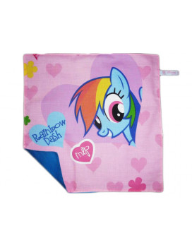 Serviette de cantine MON PETIT PONEY (Rainbow Dash)