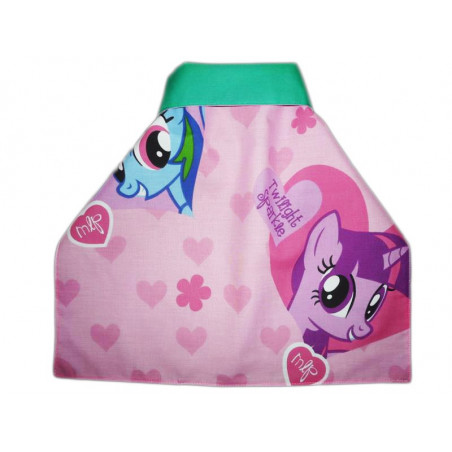 Serviette de cantine XXL à pression MON PETIT PONEY