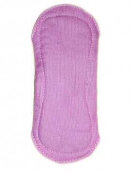 Reversible washable panty liner in cotton flannel