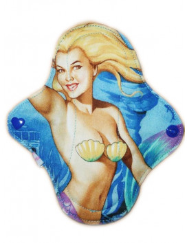 MERMAID OF THE SEA washable panty liner (17 cm)