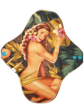 Serviette hygiénique lavable PIN-UP (M)