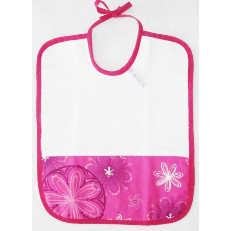 Sponge bib FLOWER