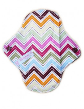 ZIG ZAG washable panty liner (17 cm)