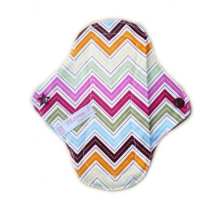 ZIG ZAG washable panty liner (17 cm)