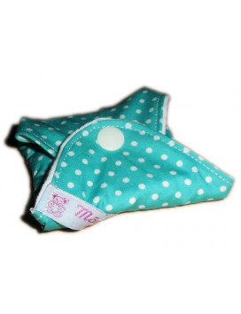 Protège-slip lavable PETITS POIS (22 cm)